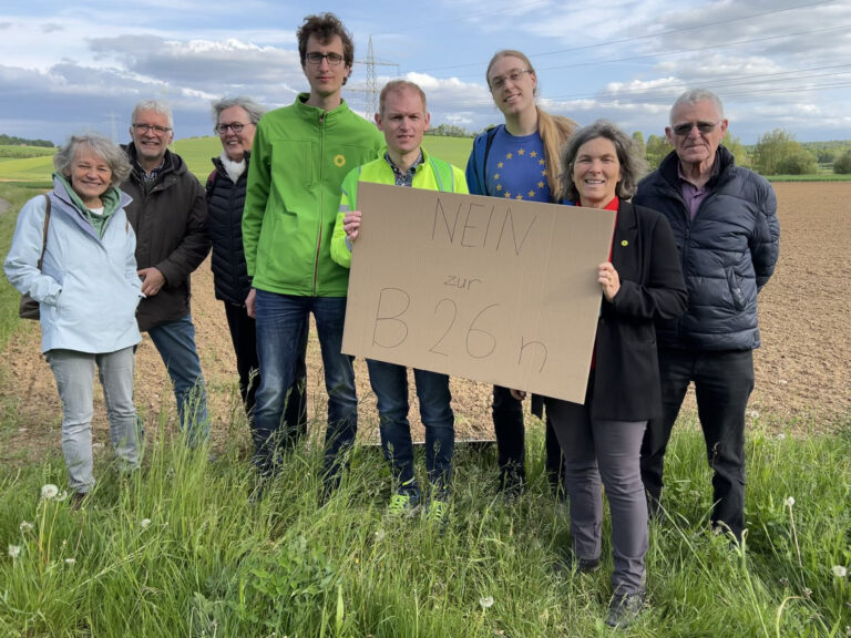 Grüne: B26n wird nicht beschleunigt gebaut!